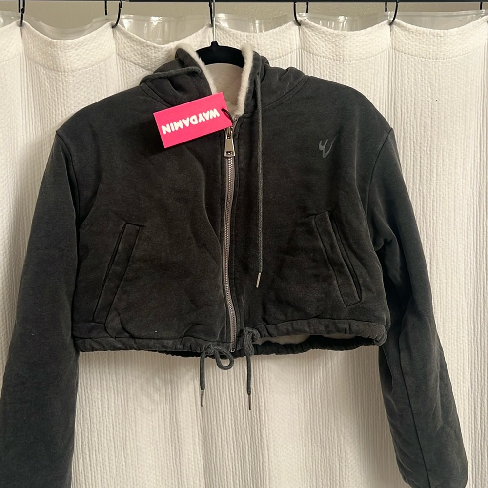 Jayda Wanda waydamin cropped hoodie